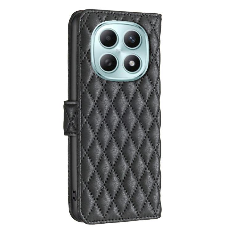 For Redmi Note 15 Pro 4G Global 163.2mm Diamond Lattice Wallet Flip Leather Phone Case