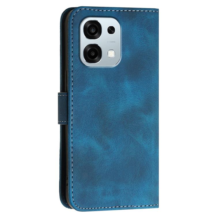 For OPPO A6 Pro 4G / 5G Global / F31 5G Grid Butterfly Embossed Pattern Leather Phone Case with Lanyard