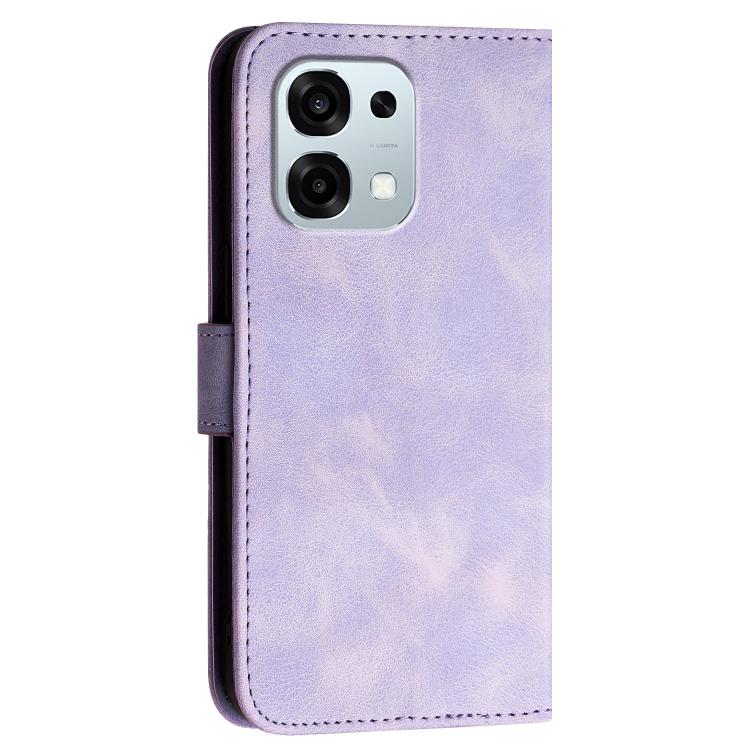 For OPPO A6 Pro 4G / 5G Global / F31 5G Grid Butterfly Embossed Pattern Leather Phone Case with Lanyard