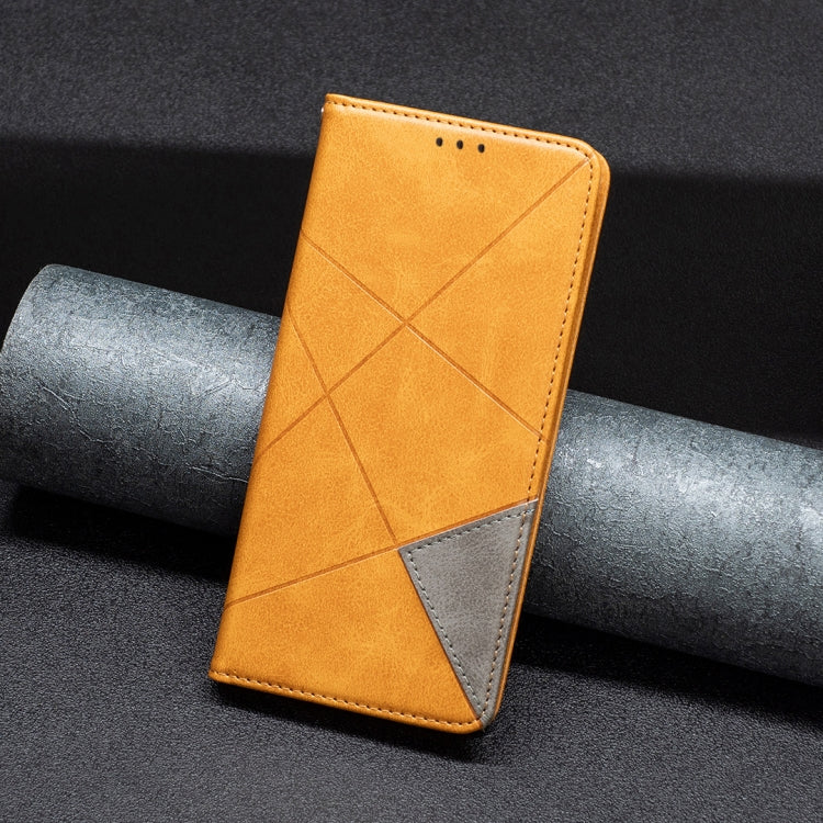 For Samsung Galaxy A26 5G Rhombus Texture Magnetic Leather Phone Case