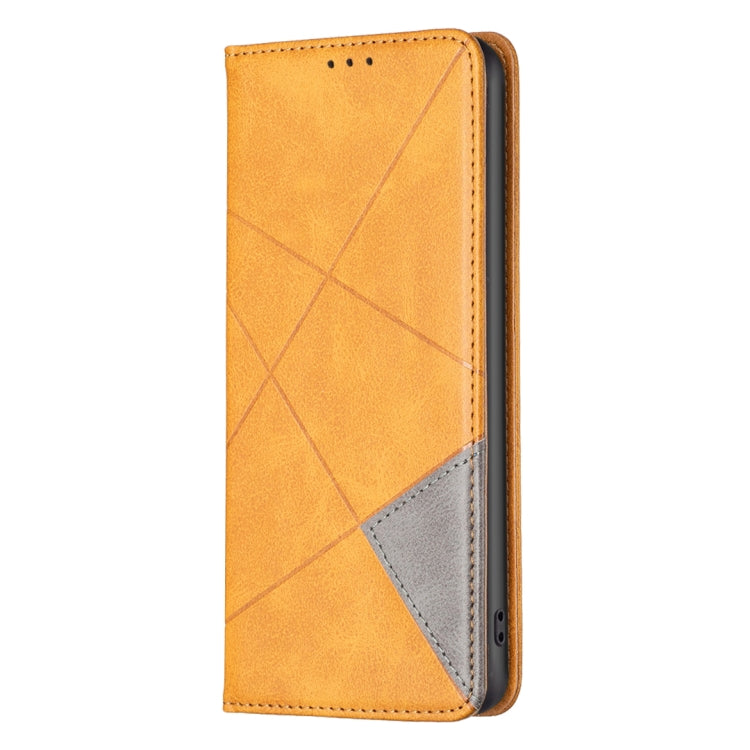 For Samsung Galaxy A56 5G Rhombus Texture Magnetic Leather Phone Case