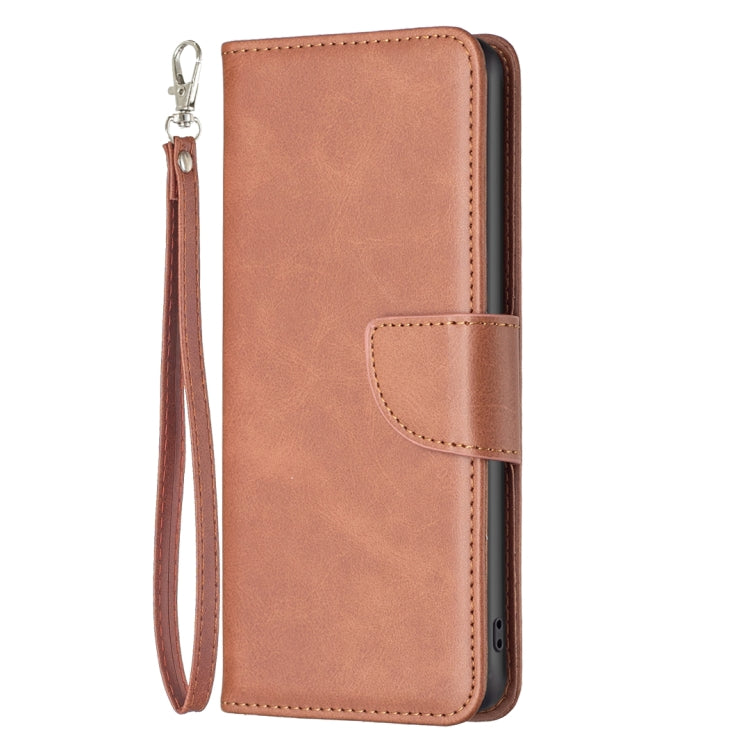 For Samsung Galaxy A06 Lambskin Texture Pure Color Flip Leather Phone Case