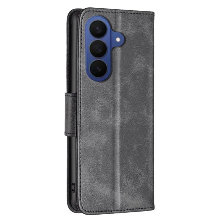 For Samsung Galaxy A27 5G Lambskin Texture Pure Color Flip Leather Phone Case
