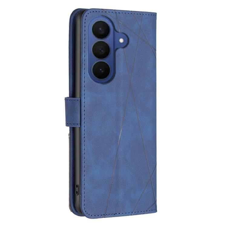 For Samsung Galaxy A37 5G Magnetic Buckle Rhombus Texture Leather Phone Case