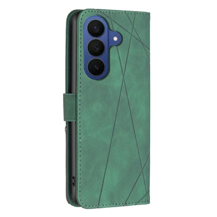 For Samsung Galaxy A37 5G Magnetic Buckle Rhombus Texture Leather Phone Case
