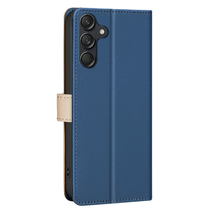 For Samsung Galaxy A36 Color Matching RFID Anti-theft Leather Phone Case