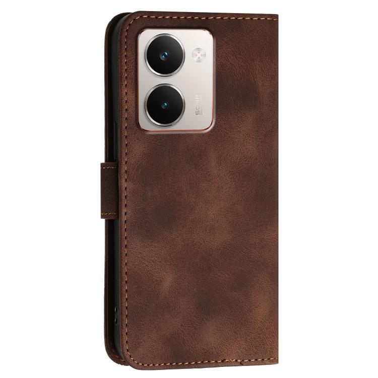 For Realme P3 Ultra 5G Grid Butterfly Embossed Pattern Leather Phone Case with Lanyard