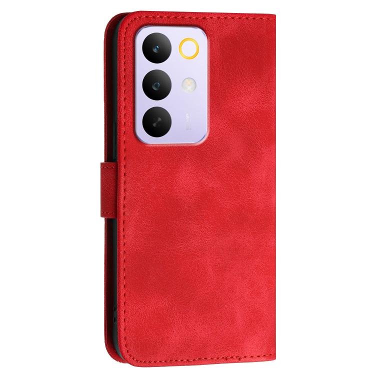 For Realme 15x 5G India / C85 5G Grid Butterfly Embossed Pattern Leather Phone Case with Lanyard
