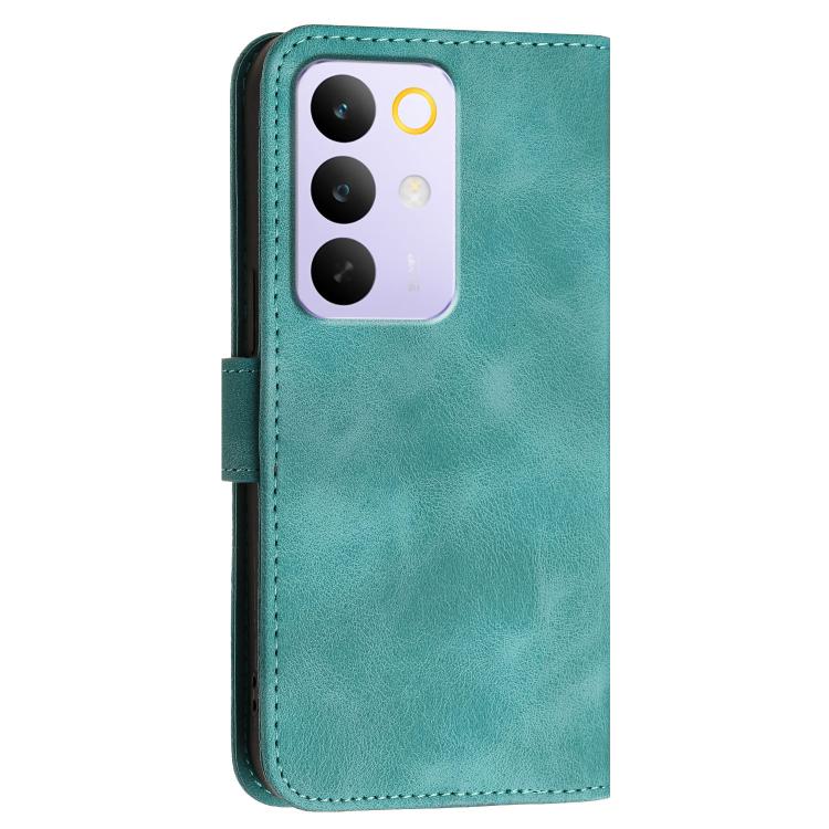 For Realme 15x 5G India / C85 5G Grid Butterfly Embossed Pattern Leather Phone Case with Lanyard