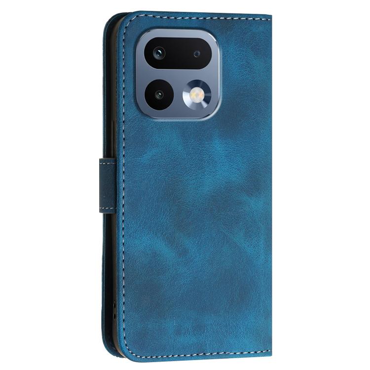 For Realme 16 Pro 5G Global Grid Butterfly Embossed Pattern Leather Phone Case with Lanyard