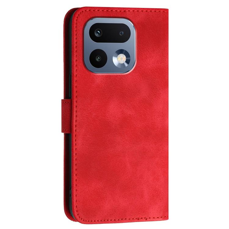 For Realme 16 Pro 5G Global Grid Butterfly Embossed Pattern Leather Phone Case with Lanyard
