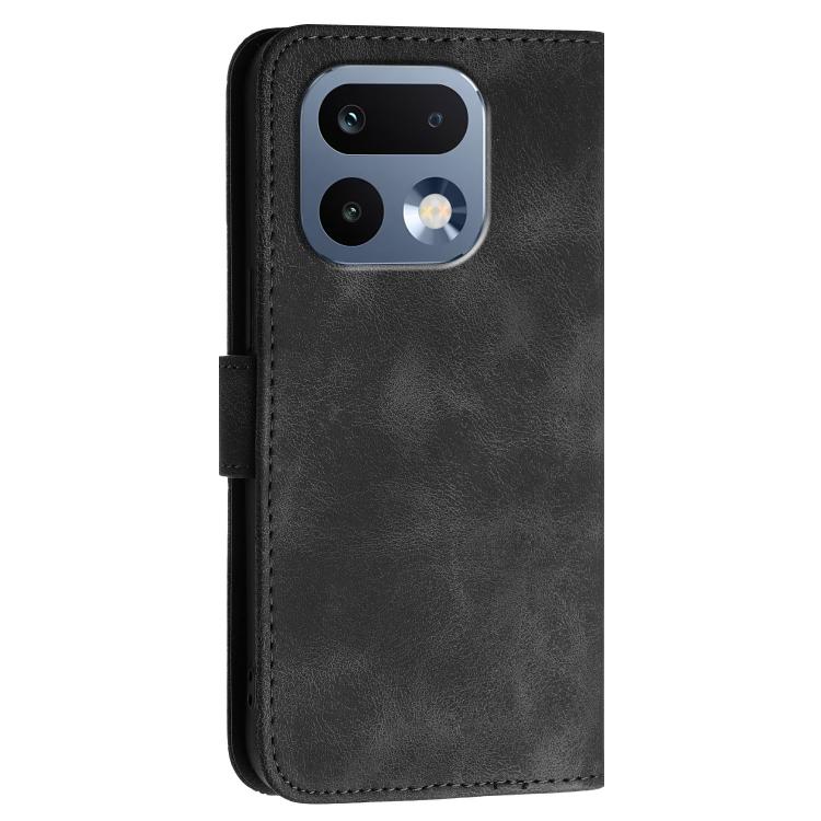 For Realme 16 Pro 5G Global Grid Butterfly Embossed Pattern Leather Phone Case with Lanyard