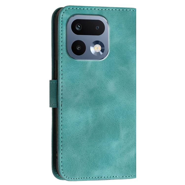 For Realme 16 Pro 5G Global Grid Butterfly Embossed Pattern Leather Phone Case with Lanyard