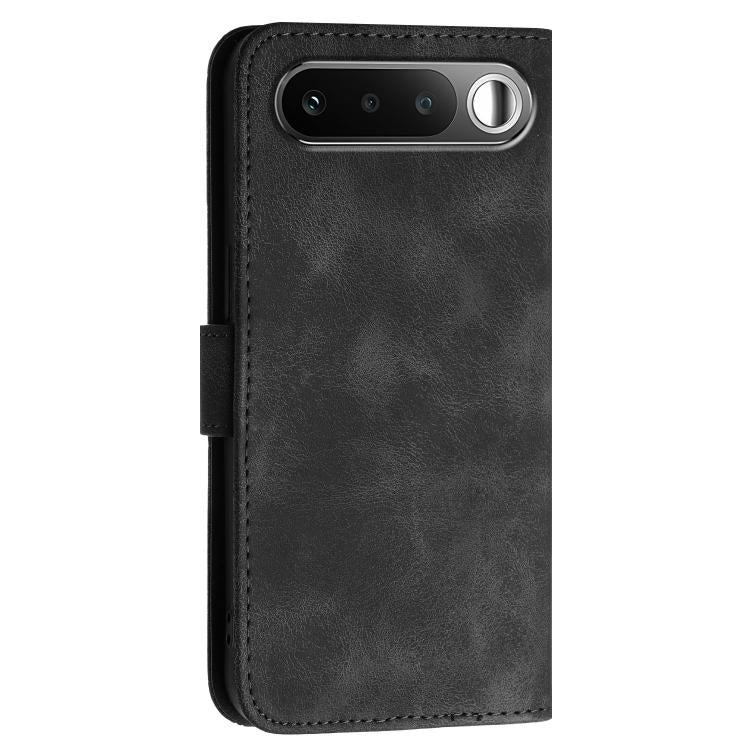 For Realme 16 5G Grid Butterfly Embossed Pattern Leather Phone Case with Lanyard