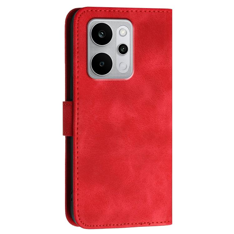 For Realme P4 Power 5G Grid Butterfly Embossed Pattern Leather Phone Case with Lanyard