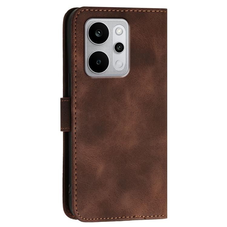 For Realme P4 Power 5G Grid Butterfly Embossed Pattern Leather Phone Case with Lanyard