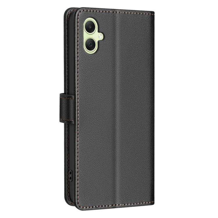 For Samsung Galaxy A06 Litchi Texture RFID Anti-theft Leather Phone Case