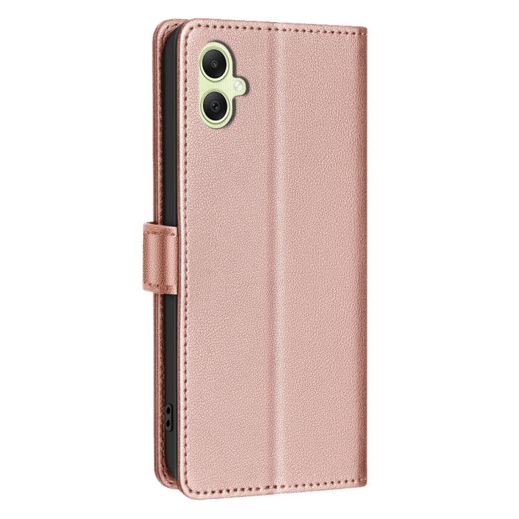 For Samsung Galaxy A06 Litchi Texture RFID Anti-theft Leather Phone Case