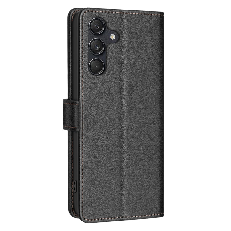 For Samsung Galaxy A36 Litchi Texture RFID Anti-theft Leather Phone Case