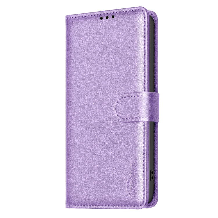 For Samsung Galaxy A36 Litchi Texture RFID Anti-theft Leather Phone Case