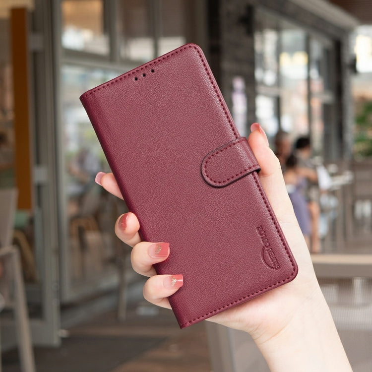 For Samsung Galaxy A56 5G Litchi Texture RFID Anti-theft Leather Phone Case