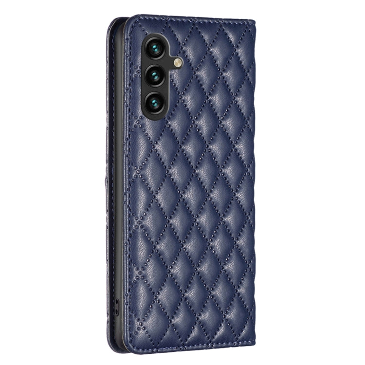 For Samsung Galaxy A36 Diamond Lattice Magnetic Leather Flip Phone Case