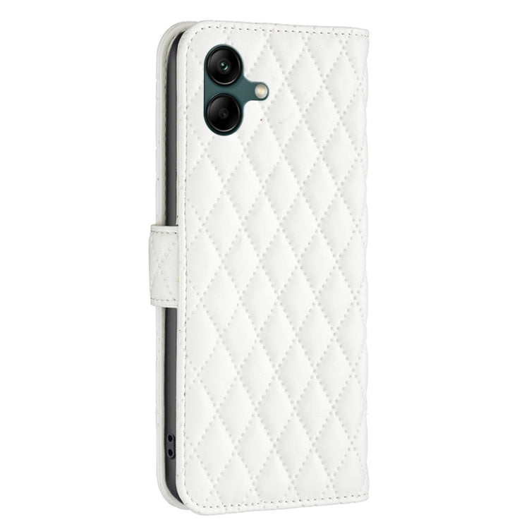 For Samsung Galaxy A06 Diamond Lattice Wallet Flip Leather Phone Case