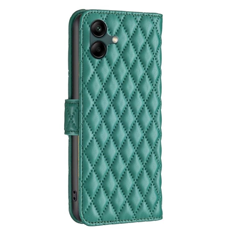 For Samsung Galaxy A06 Diamond Lattice Wallet Flip Leather Phone Case
