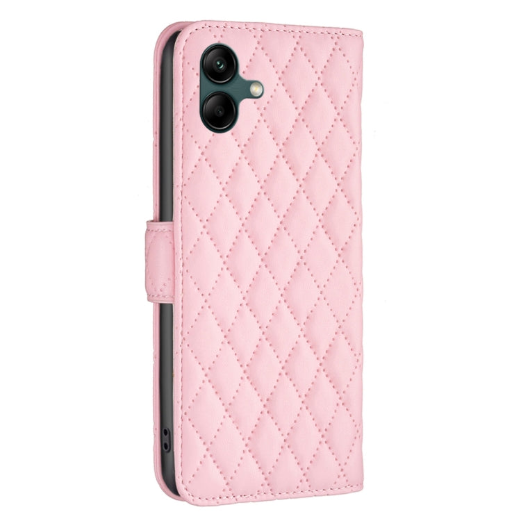 For Samsung Galaxy A06 Diamond Lattice Wallet Flip Leather Phone Case