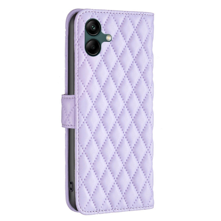 For Samsung Galaxy A06 Diamond Lattice Wallet Flip Leather Phone Case