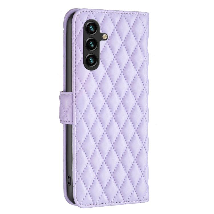 For Samsung Galaxy A56 5G Diamond Lattice Wallet Flip Leather Phone Case