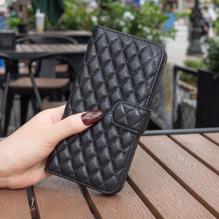 For Samsung Galaxy A27 5G Diamond Lattice Wallet Flip Leather Phone Case