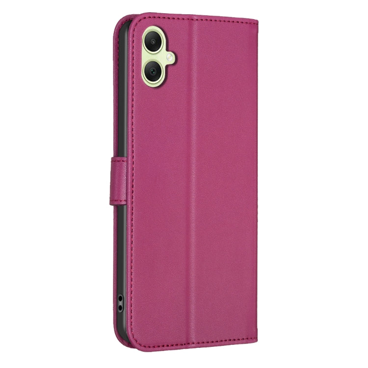 For Samsung Galaxy A06 Four-leaf Embossed Leather Phone Case