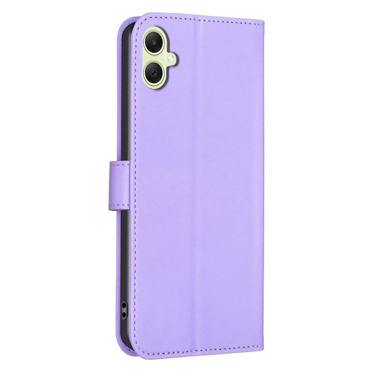 For Samsung Galaxy A06 Four-leaf Embossed Leather Phone Case