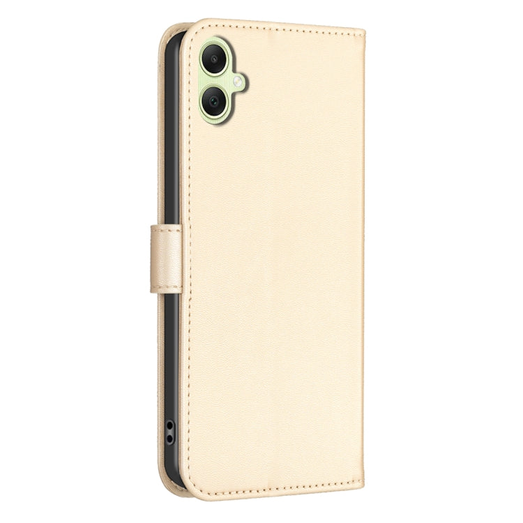For Samsung Galaxy A06 Four-leaf Embossed Leather Phone Case