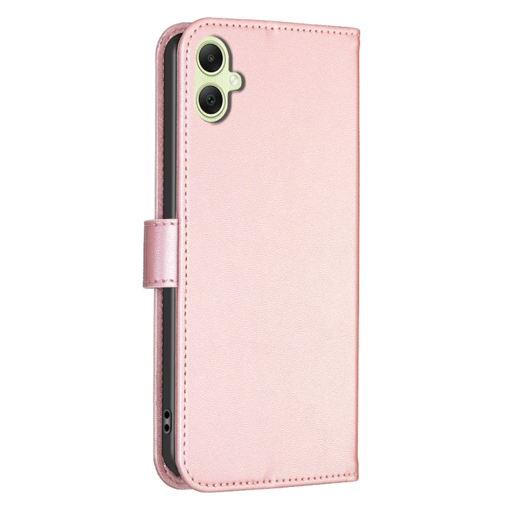For Samsung Galaxy A06 Four-leaf Embossed Leather Phone Case