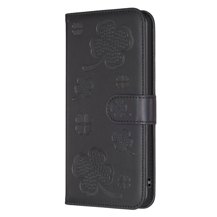 For Samsung Galaxy A16 5G Four-leaf Embossed Leather Phone Case