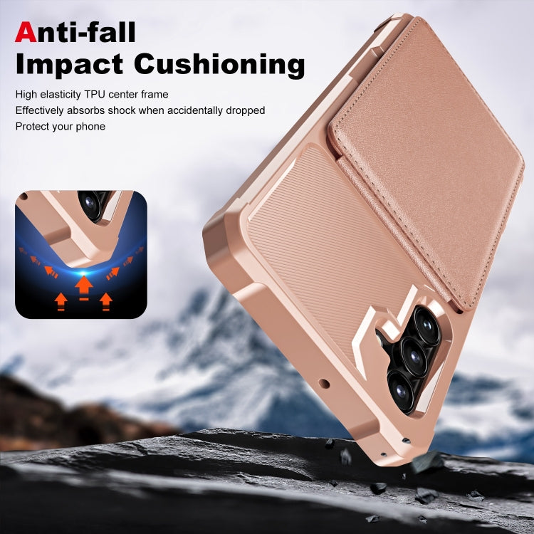 For Samsung Galaxy A15 Vertical Flip Card Bag Holder Leather Phone Case