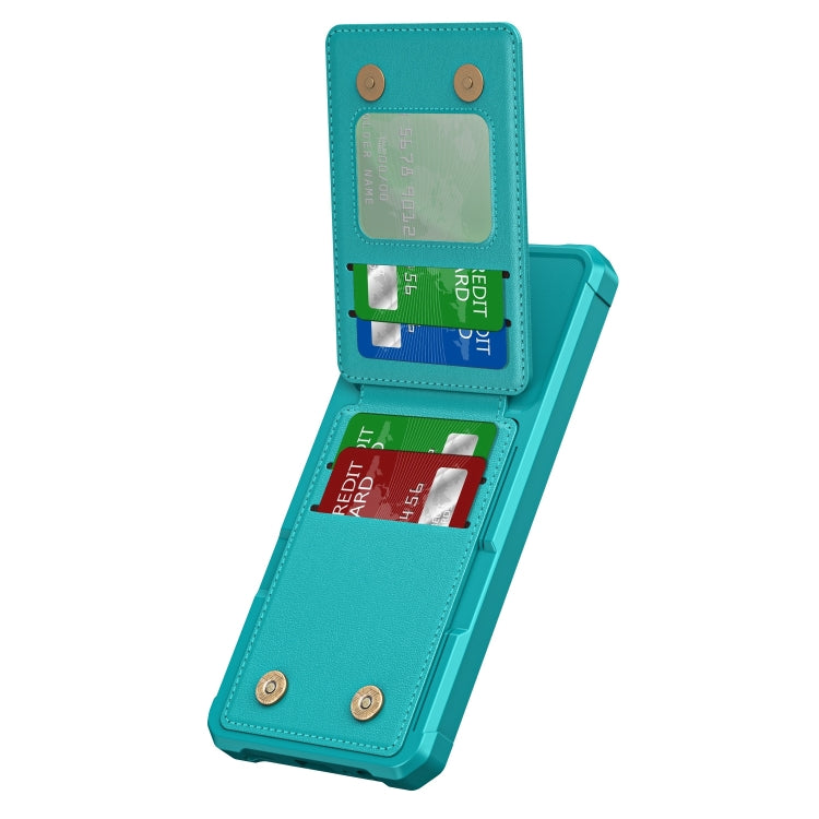 For Samsung Galaxy A15 Vertical Flip Card Bag Holder Leather Phone Case