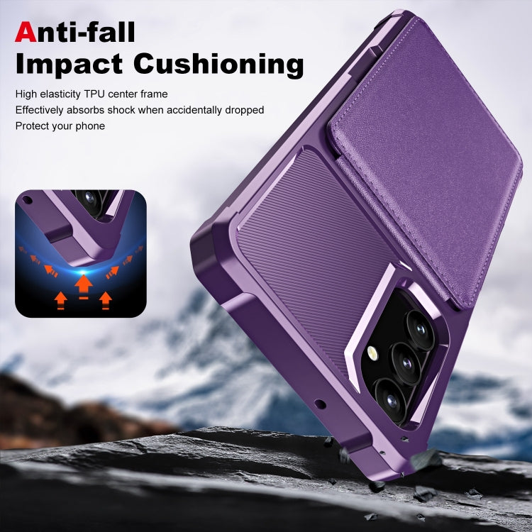 For Samsung Galaxy A05 Vertical Flip Card Bag Holder Leather Phone Case