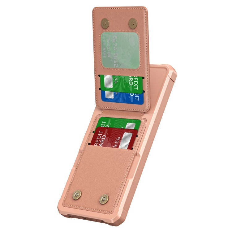 For Samsung Galaxy A05 Vertical Flip Card Bag Holder Leather Phone Case