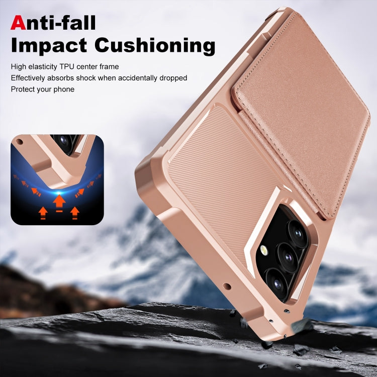 For Samsung Galaxy A05 Vertical Flip Card Bag Holder Leather Phone Case