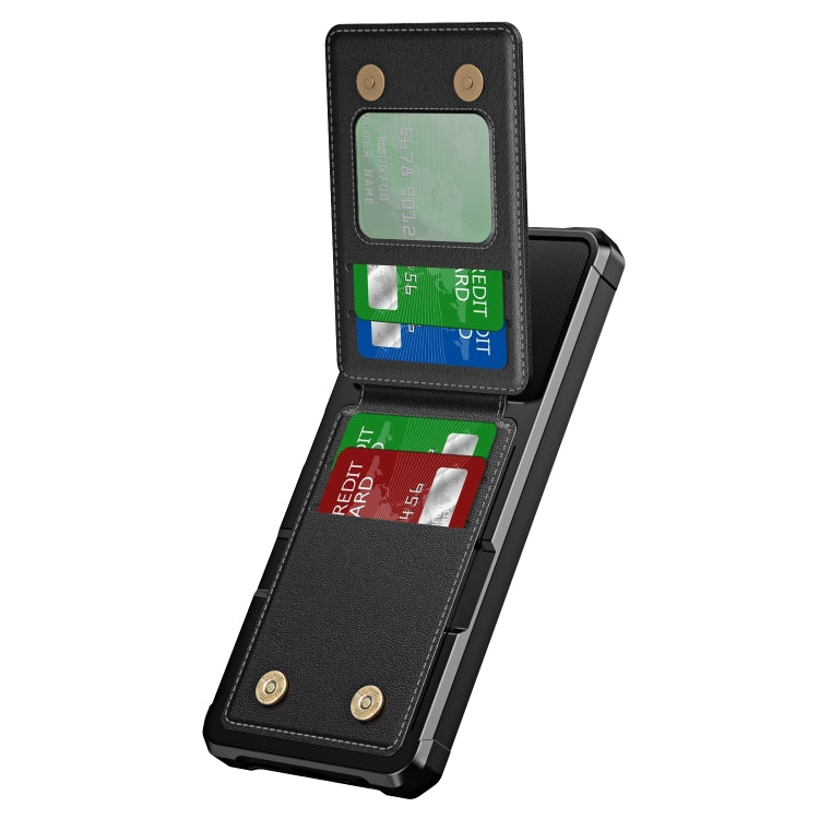 For Samsung Galaxy A05s Vertical Flip Card Bag Holder Leather Phone Case