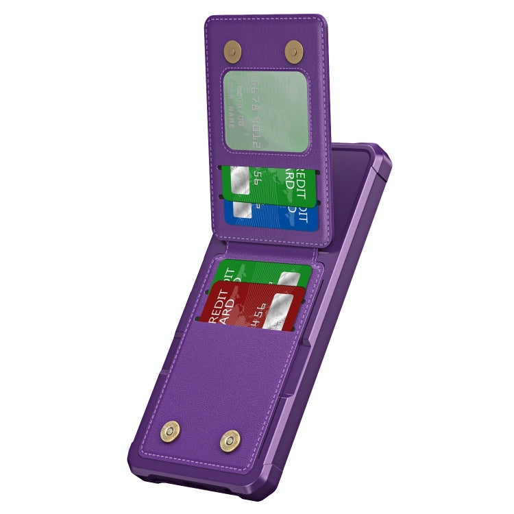 For Samsung Galaxy A05s Vertical Flip Card Bag Holder Leather Phone Case