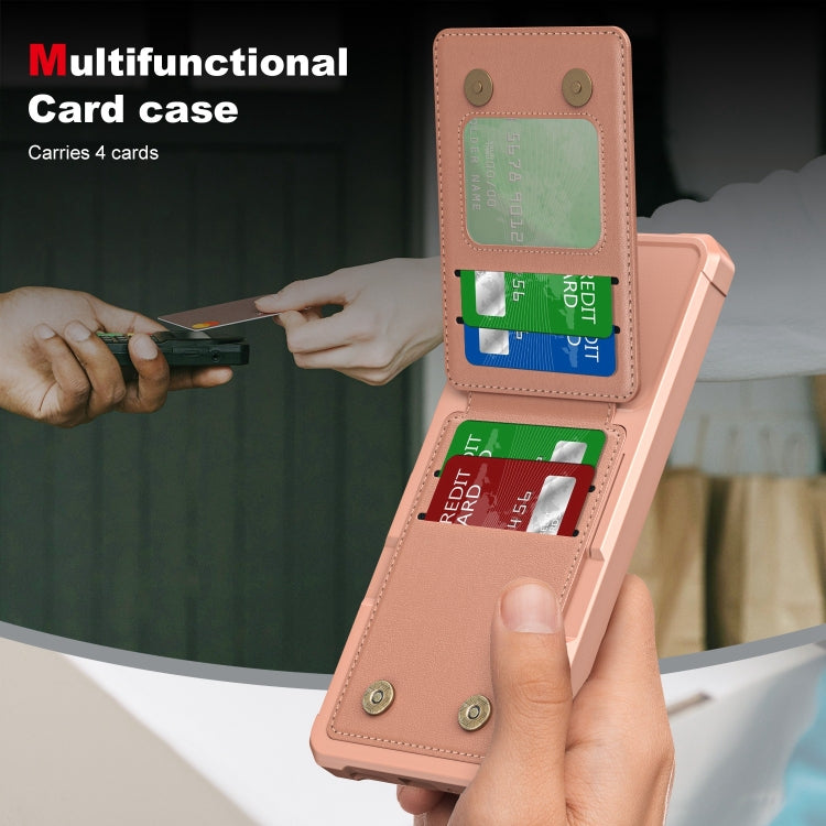 For Samsung Galaxy A05s Vertical Flip Card Bag Holder Leather Phone Case