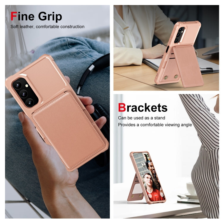 For Samsung Galaxy A05s Vertical Flip Card Bag Holder Leather Phone Case