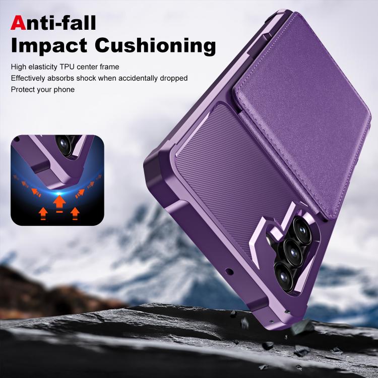 For Samsung Galaxy A16 5G Vertical Flip Card Bag Holder Leather Phone Case