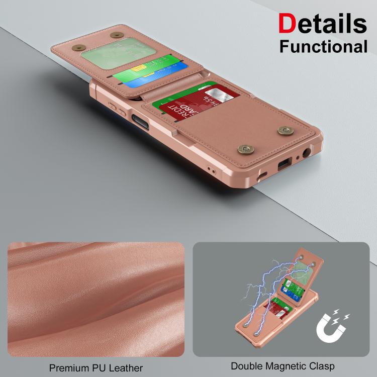For Samsung Galaxy A16 5G Vertical Flip Card Bag Holder Leather Phone Case