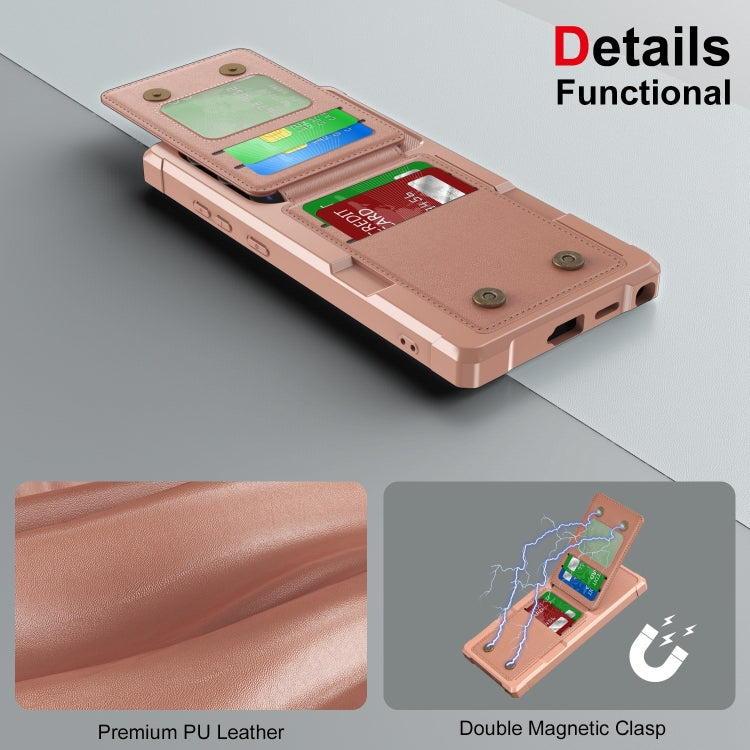 For Samsung Galaxy S24 Ultra 5G Vertical Flip Card Bag Holder Leather Phone Case