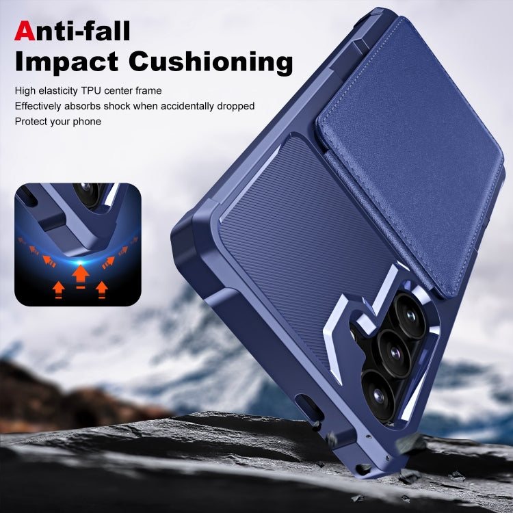 For Samsung Galaxy S24+ 5G Vertical Flip Card Bag Holder Leather Phone Case